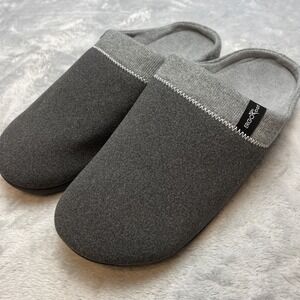ErgoFoot Orthotic Slippers Mens 10 Womens 11 Gray Arch Support Plantar Fasciitis